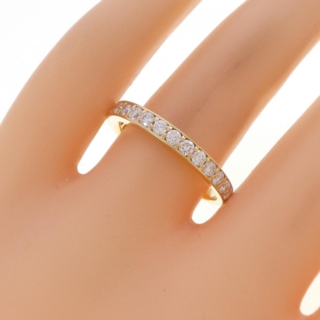 K18YG ダイヤモンド リング 0.70CT
