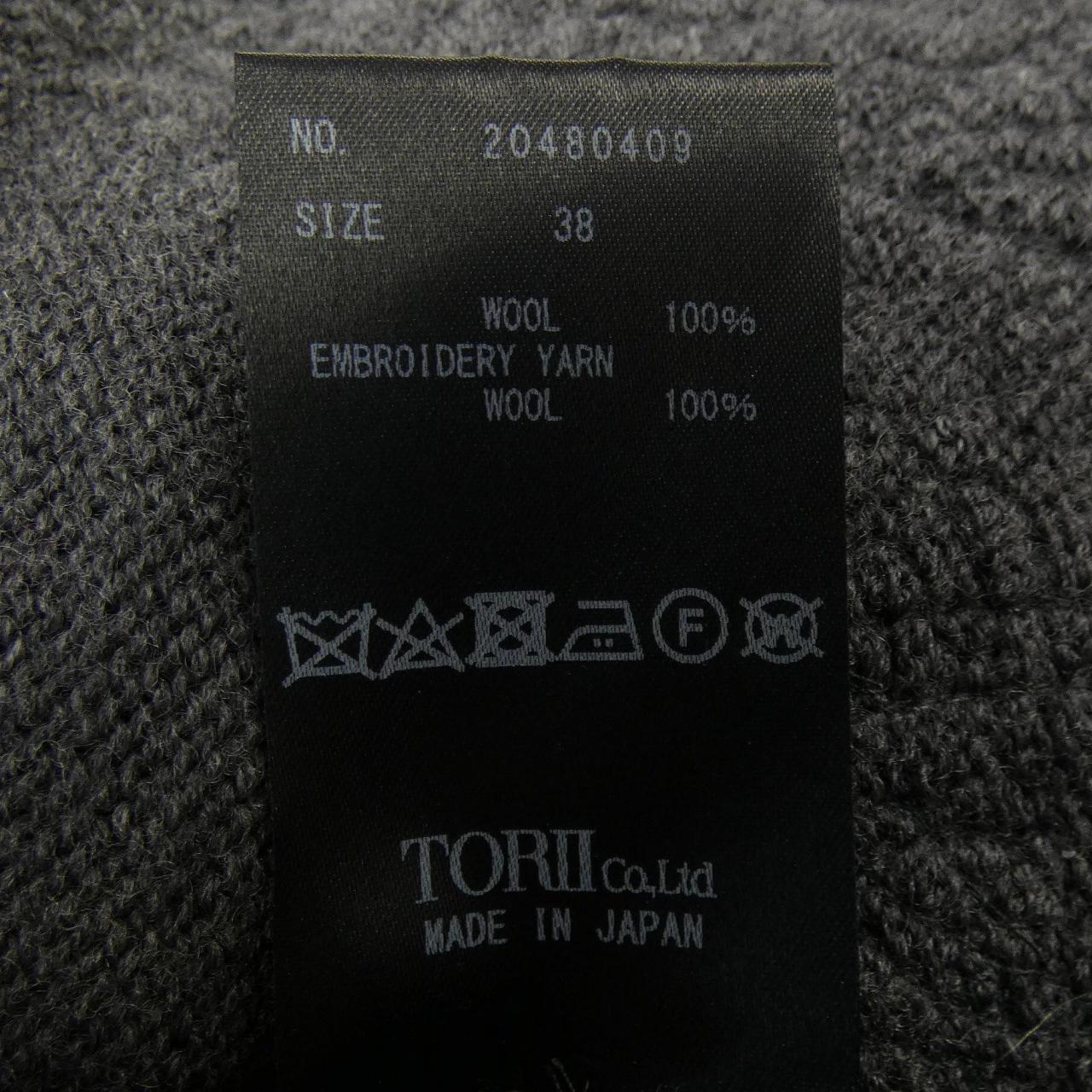 ユキトリイ YUKI TORII カーディガン