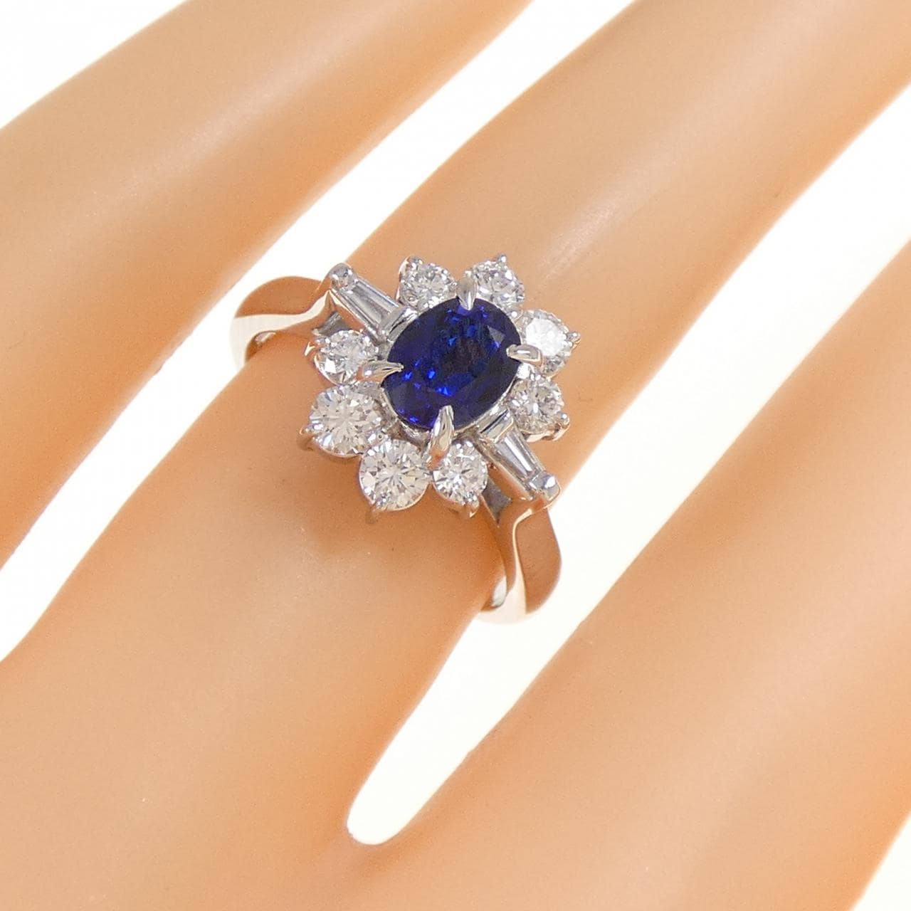 ミキモト サファイヤ リング 0.93CT