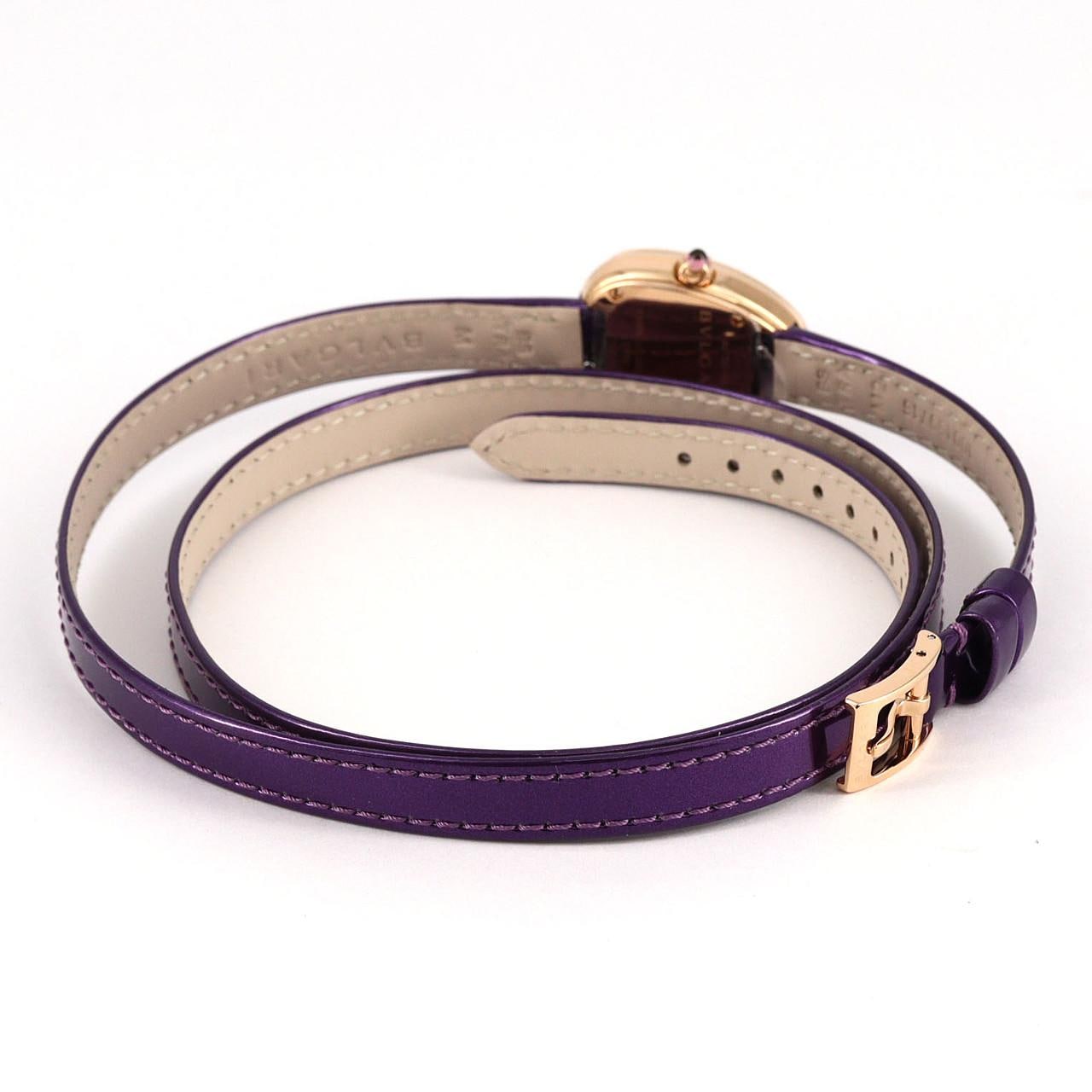 【新品】ブルガリ セルペンティ･クアドラプルスパイラル PG/D 102969/SPP27BGLD/4T PG･RG クォーツ