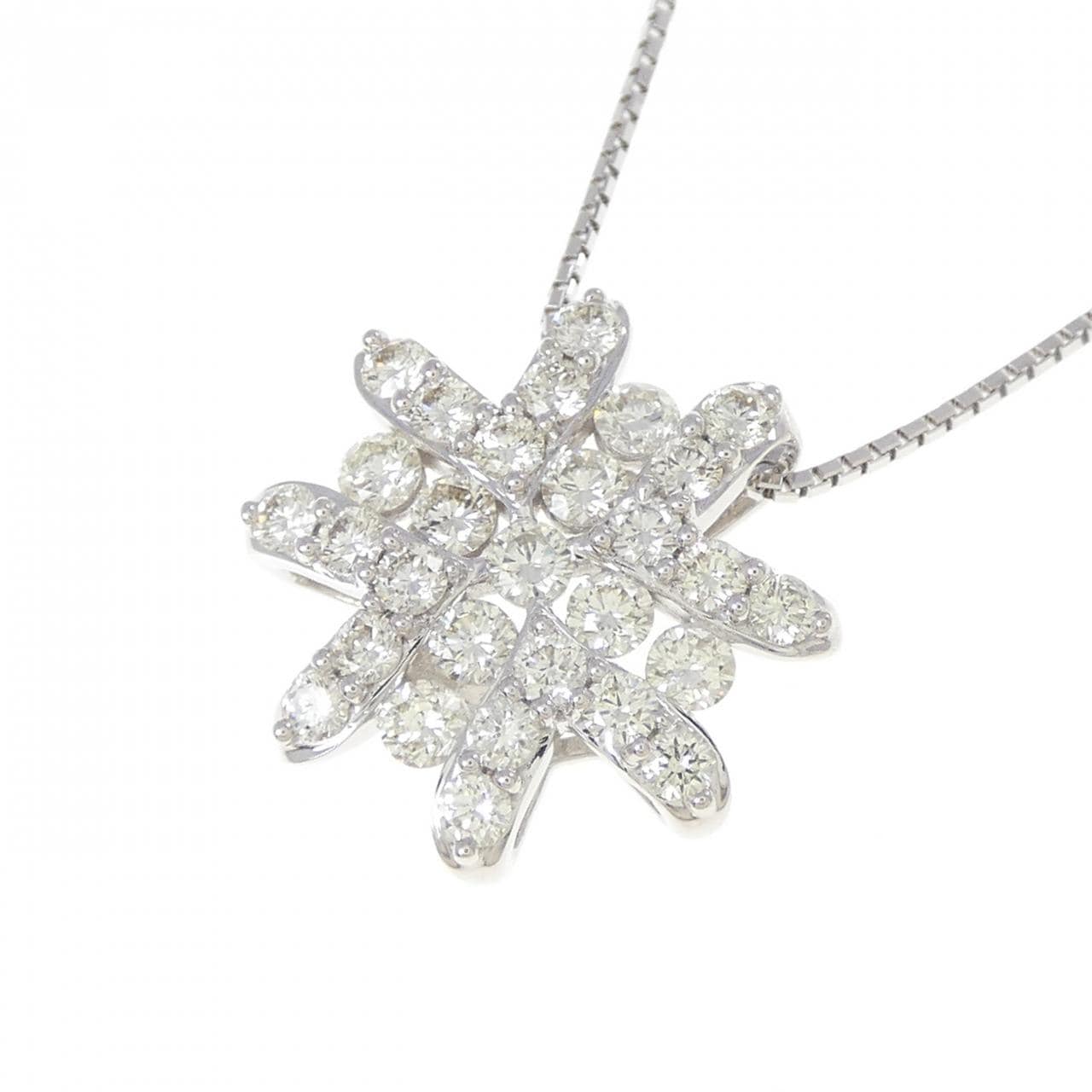 ジーエスティービー ダイヤモンド ネックレス 1.00CT