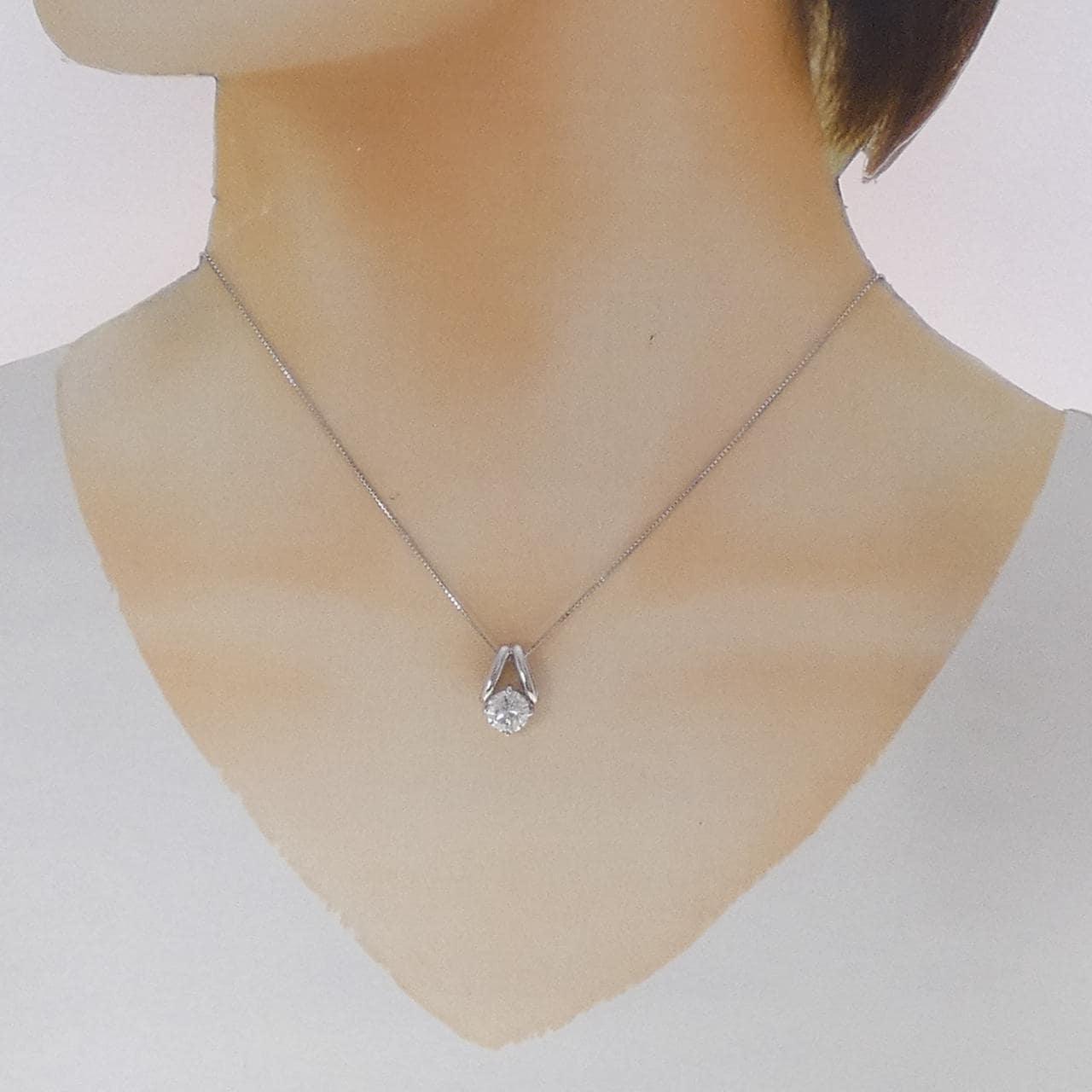 PT900/PT850 ダイヤモンド ネックレス 1.172CT I I1 VG