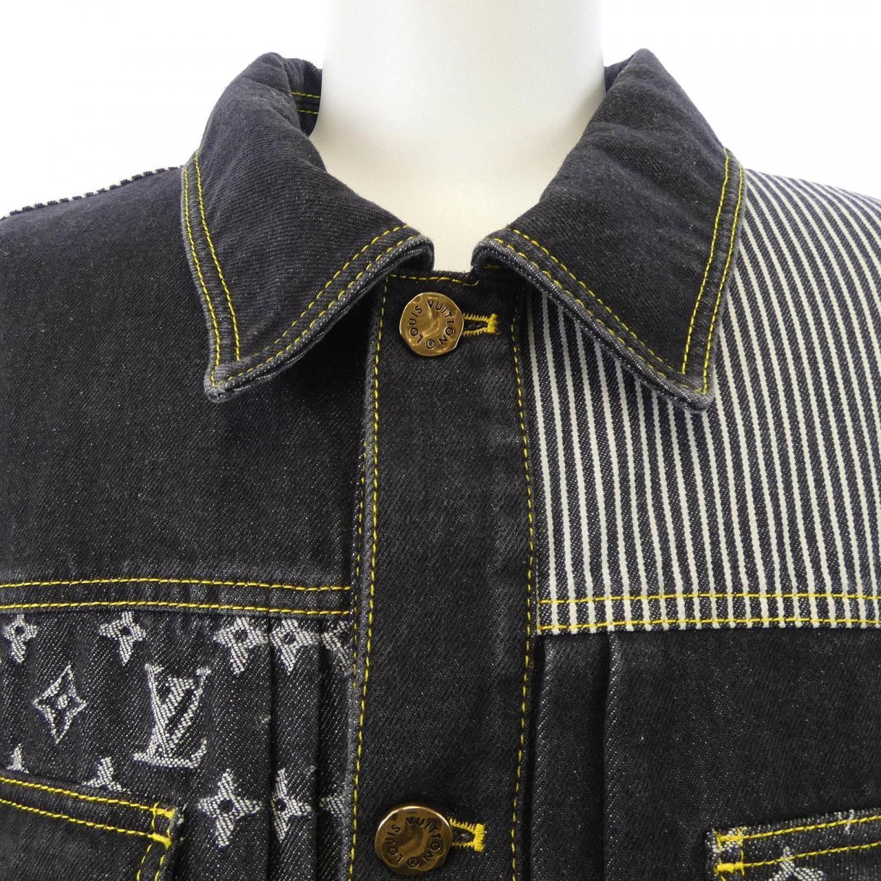 ルイヴィトン LOUIS VUITTON モノグラムクレイジーデニムワークウエアジャケット HMA20EUZD デニムジャケット