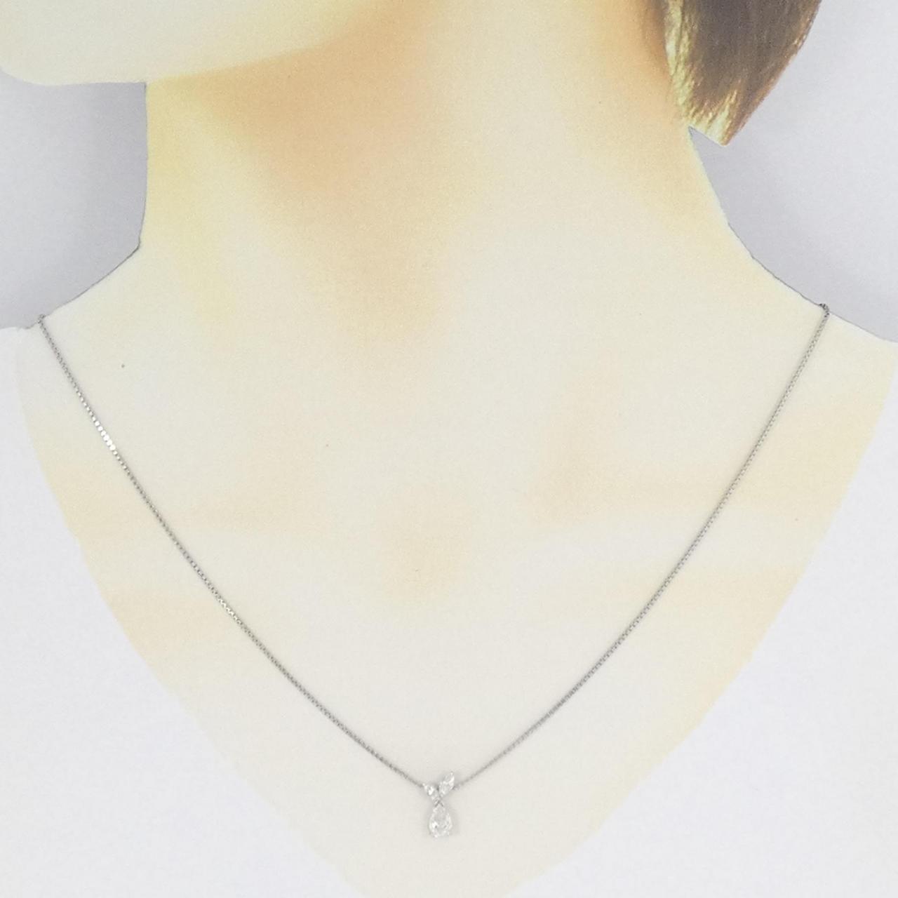 PT900/PT850 ダイヤモンド ネックレス 0.614CT
