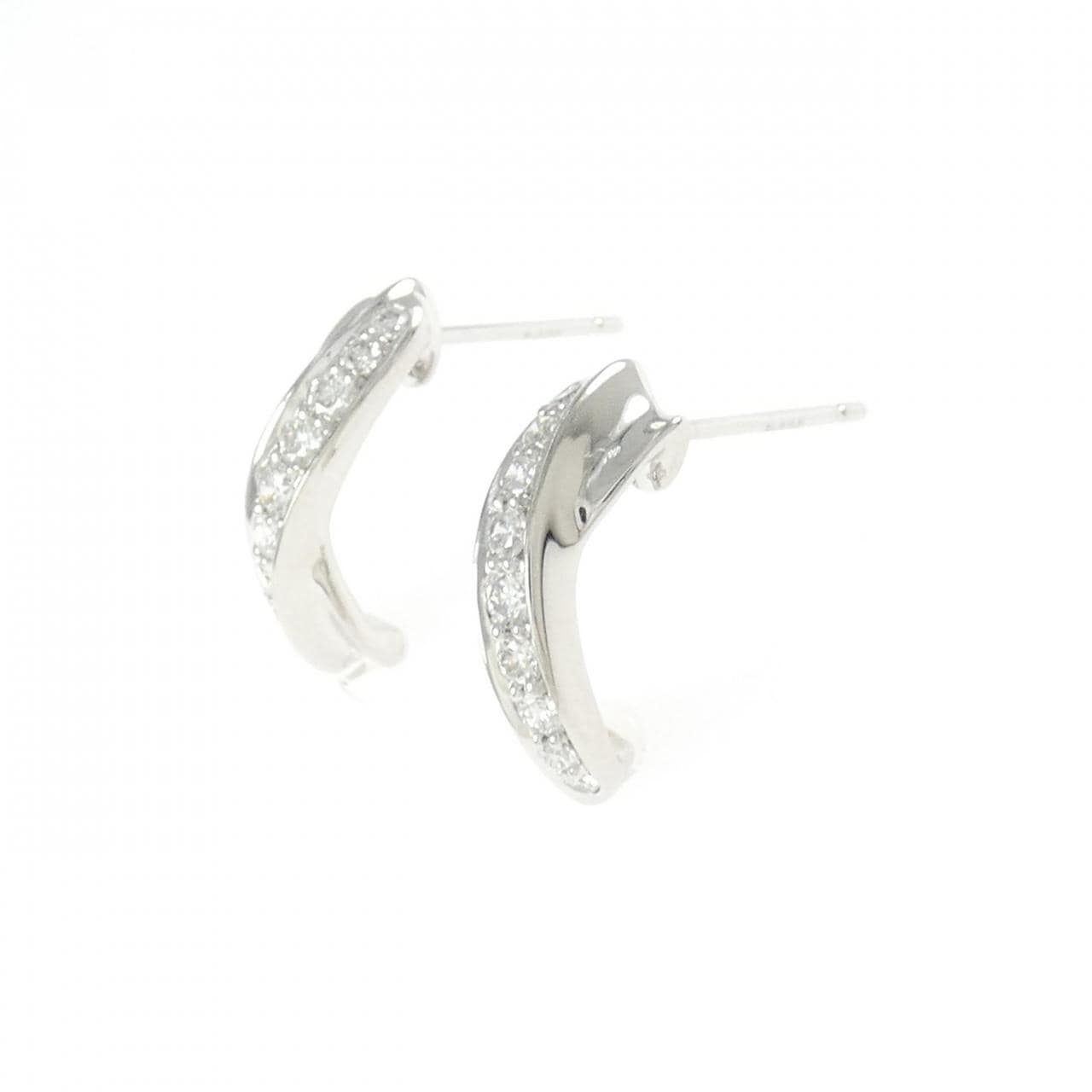 PT900 ダイヤモンド ピアス 0.54CT