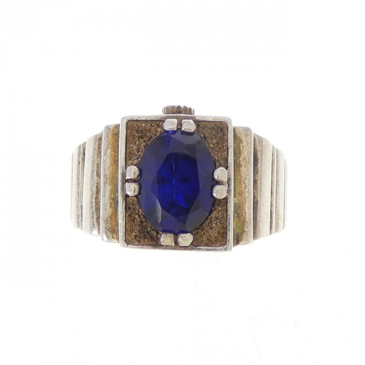 925SV 合成サファイヤ リング