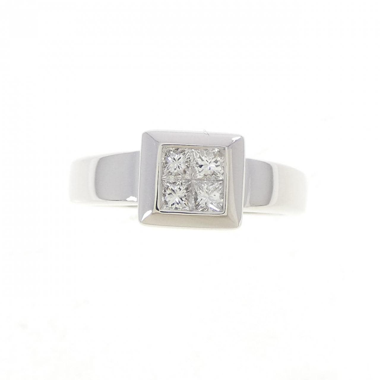 K18WG ダイヤモンド リング 0.30CT