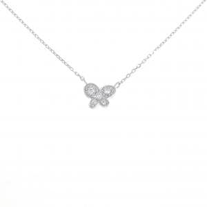 スタージュエリー バタフライ ダイヤモンド ネックレス 0.08CT