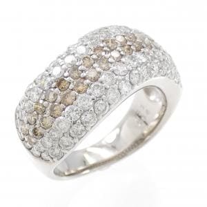 K18WG ダイヤモンド リング 1.29CT