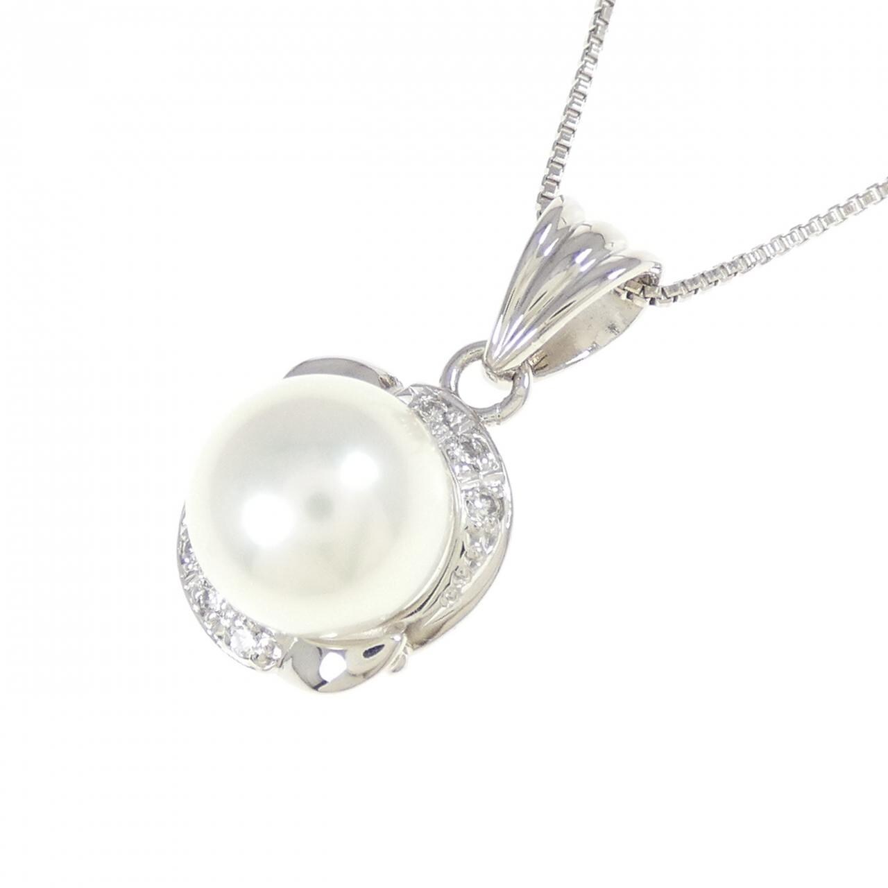 PT900/PT850 アコヤパール ネックレス 8.5mm