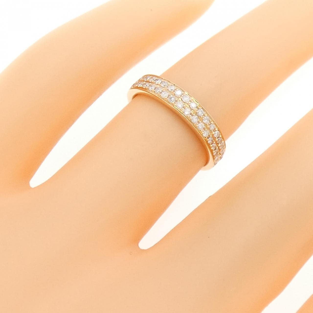 K18PG ダイヤモンド リング 0.25CT