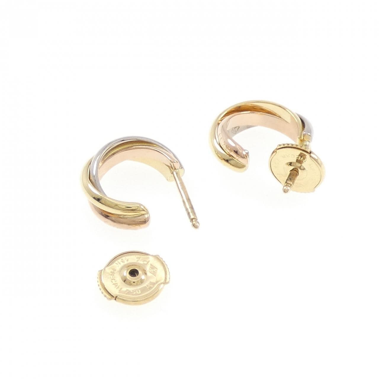 カルティエ トリニティ スモール ピアス