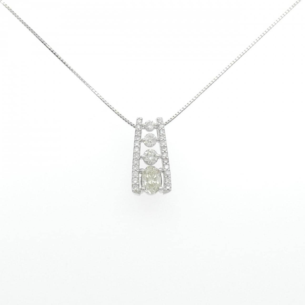 PT900/PT850 ダイヤモンド ネックレス 0.538CT