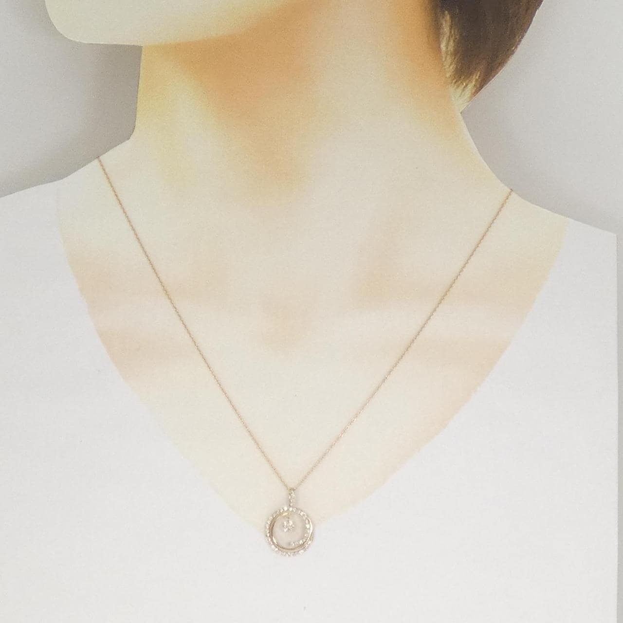 K18PG ダイヤモンド ネックレス 0.50CT