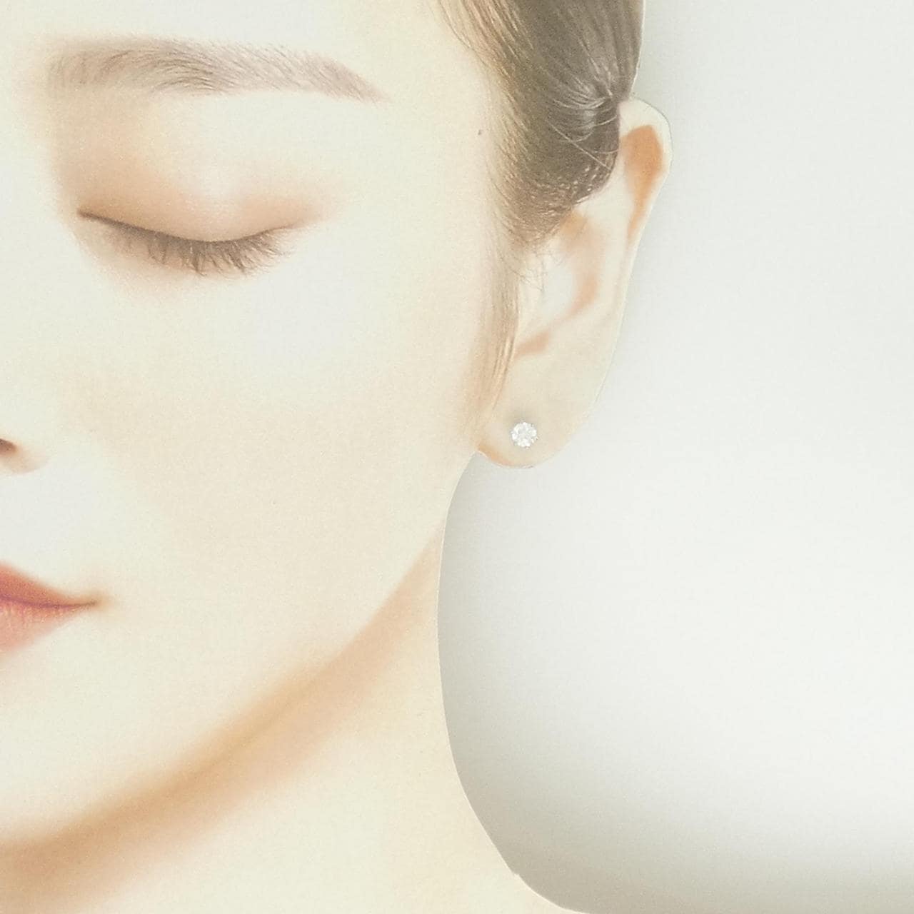 【リメイク】PT900/ST ダイヤモンド ピアス 0.305CT 0.306CT D VVS1 3EXT-EXT-H&C