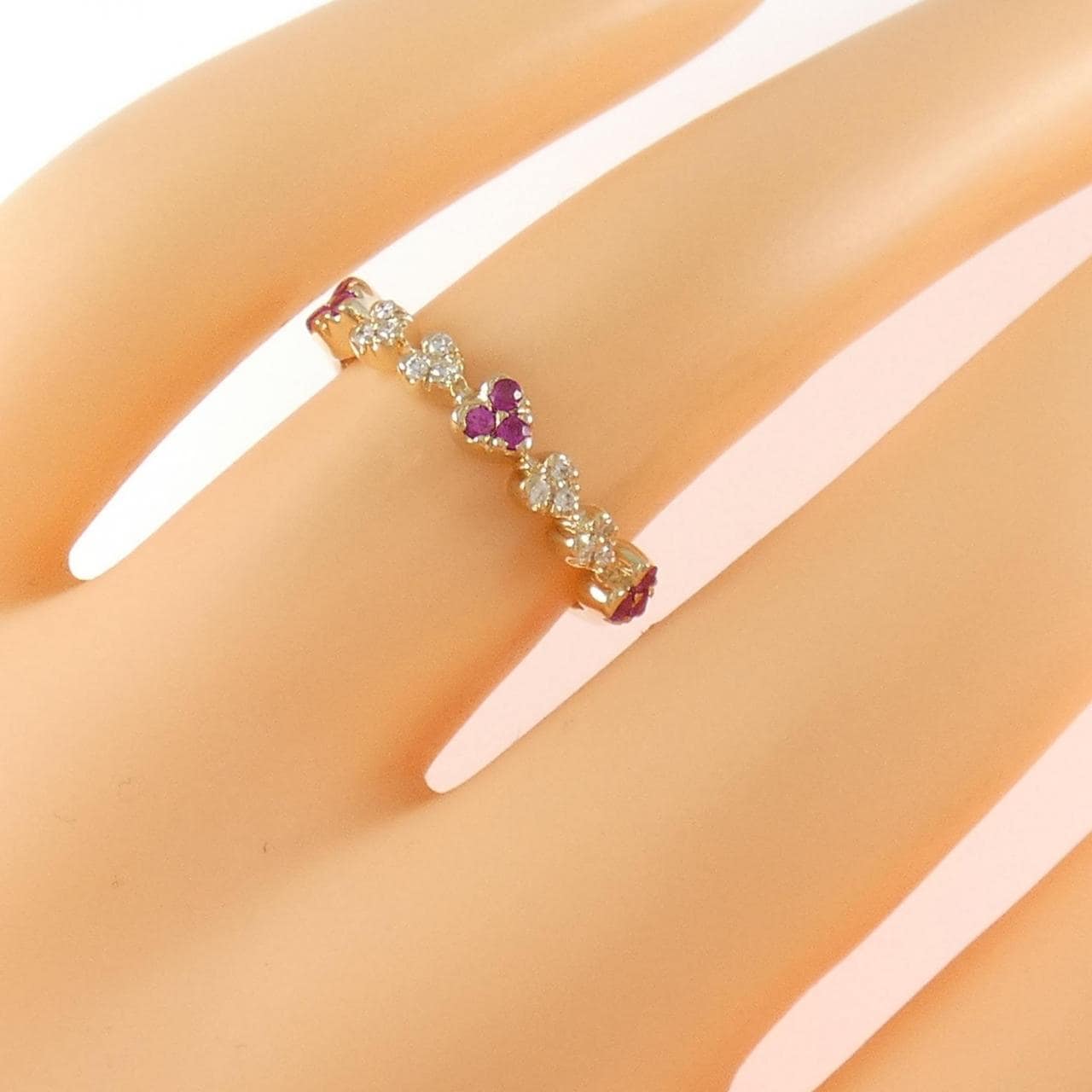 ポンテヴェキオ ルビー リング 0.13CT