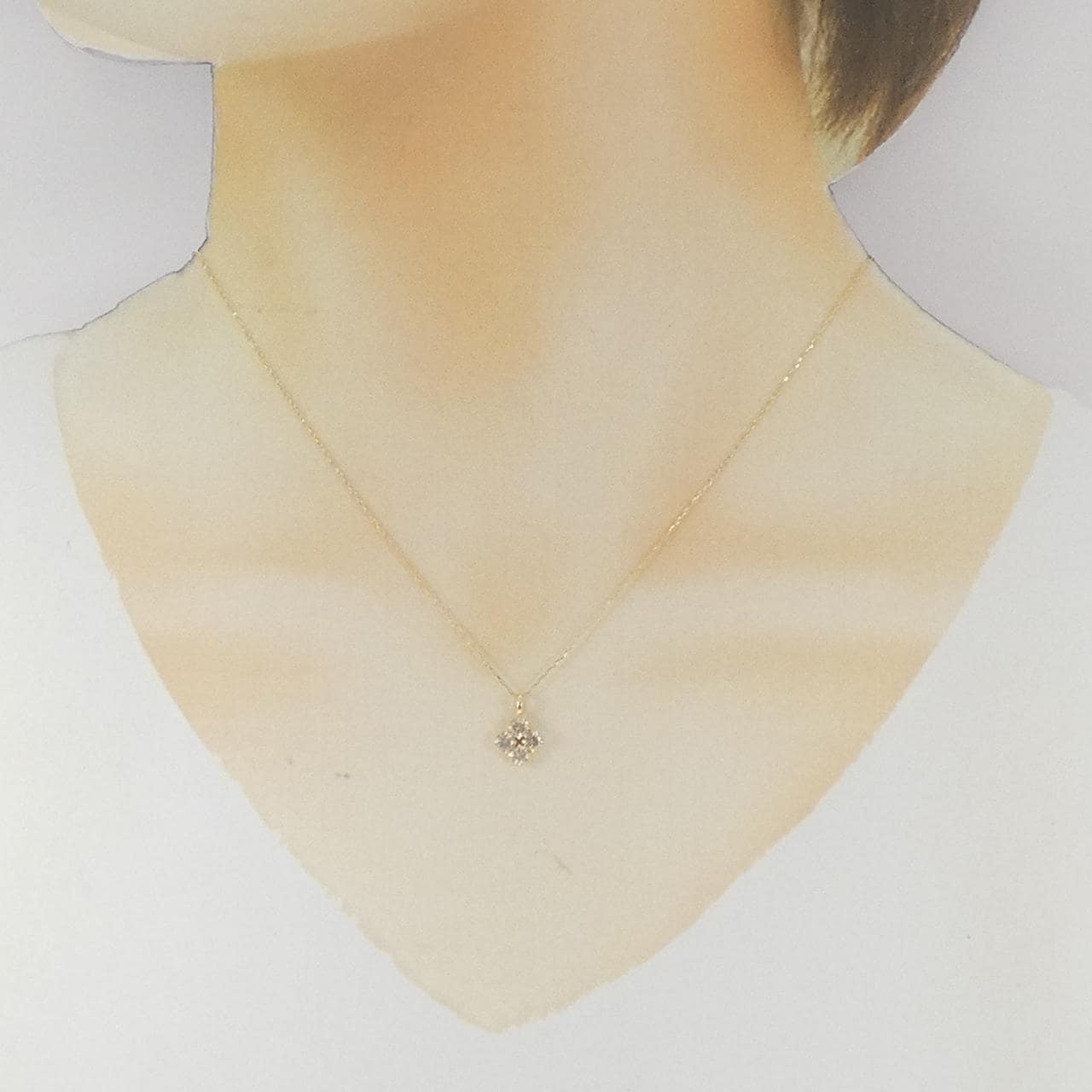 K18YG ダイヤモンド ネックレス 0.5CT