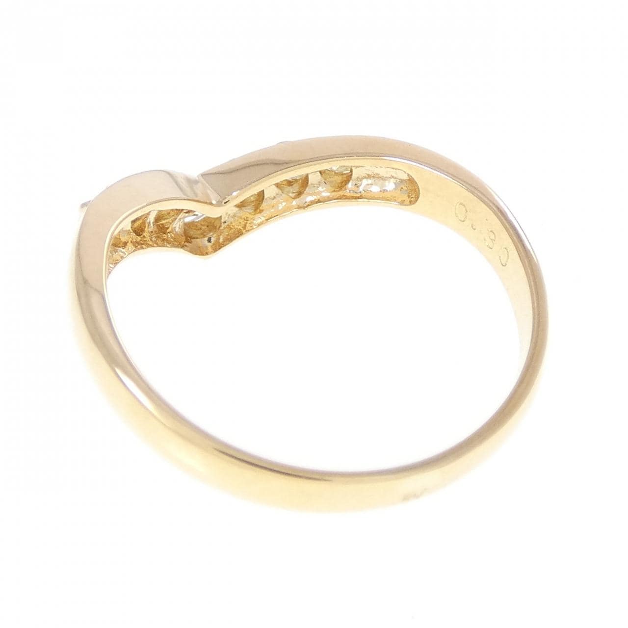 K18YG ダイヤモンド リング 0.30CT