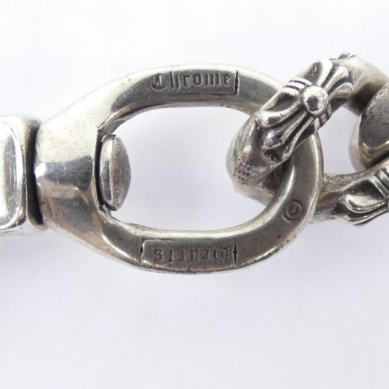 クロムハーツ CHROME HEARTS CLIP CHAIN FANCY ＃5 DAGGER 8LINKS SWVL 2357 304 5000 9100 KEY HOLDER