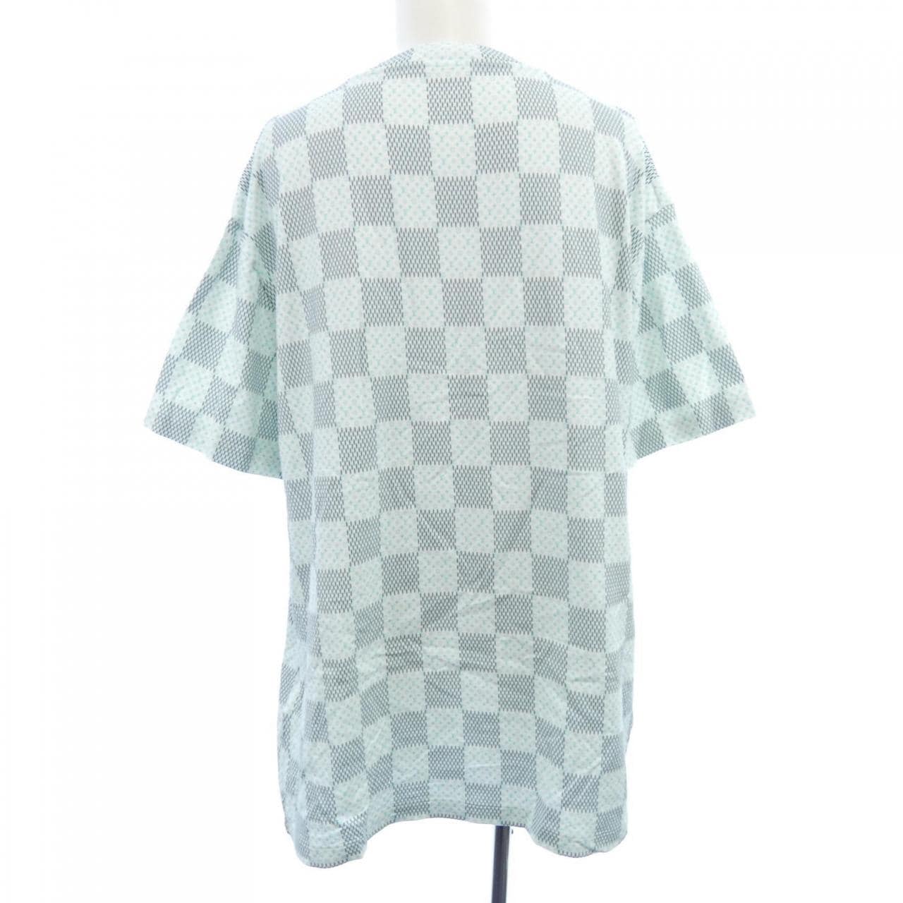 LOUIS VUITTON Vuitton Printed Short Sleeve Cotton T-Shirt HRY10WNPG