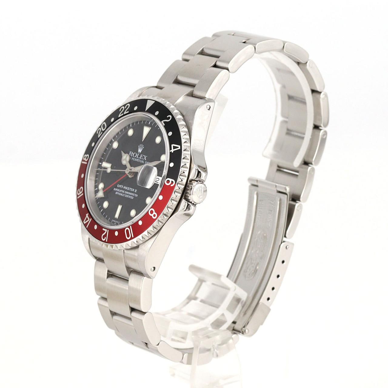 ロレックス GMTマスターⅡ 16710 SS 自動巻 U番