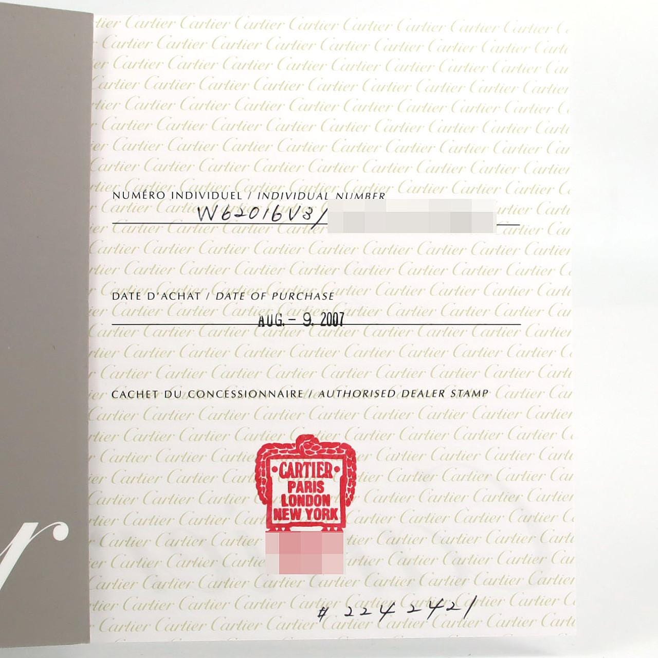 カルティエ ロードスターSM W62016V3 SS クォーツ