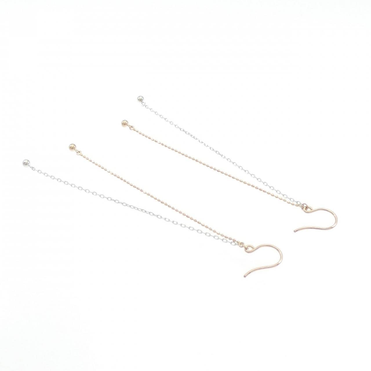 K18PG/K14WG ピアス