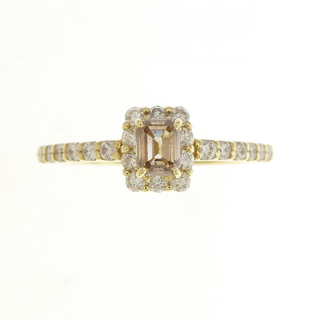 [BRAND NEW] K18YG Diamond Ring 0.55CT