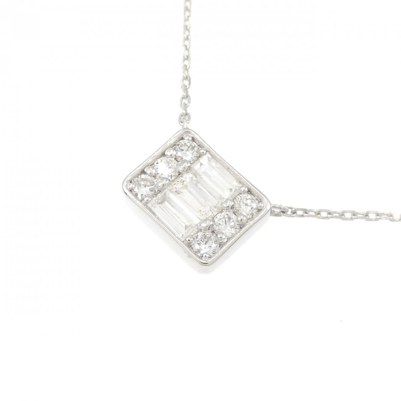 【新品】PT ダイヤモンド ネックレス 0.30CT