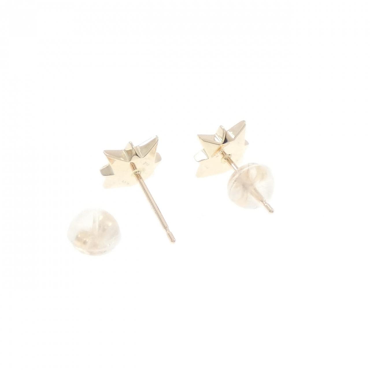 【リメイク】K10YG ダイヤモンド ピアス 0.14CT