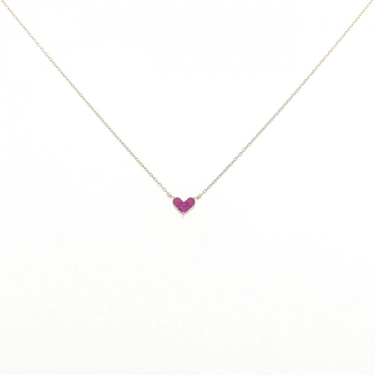 スタージュエリー ミステリアスハート ネックレス 0.15CT