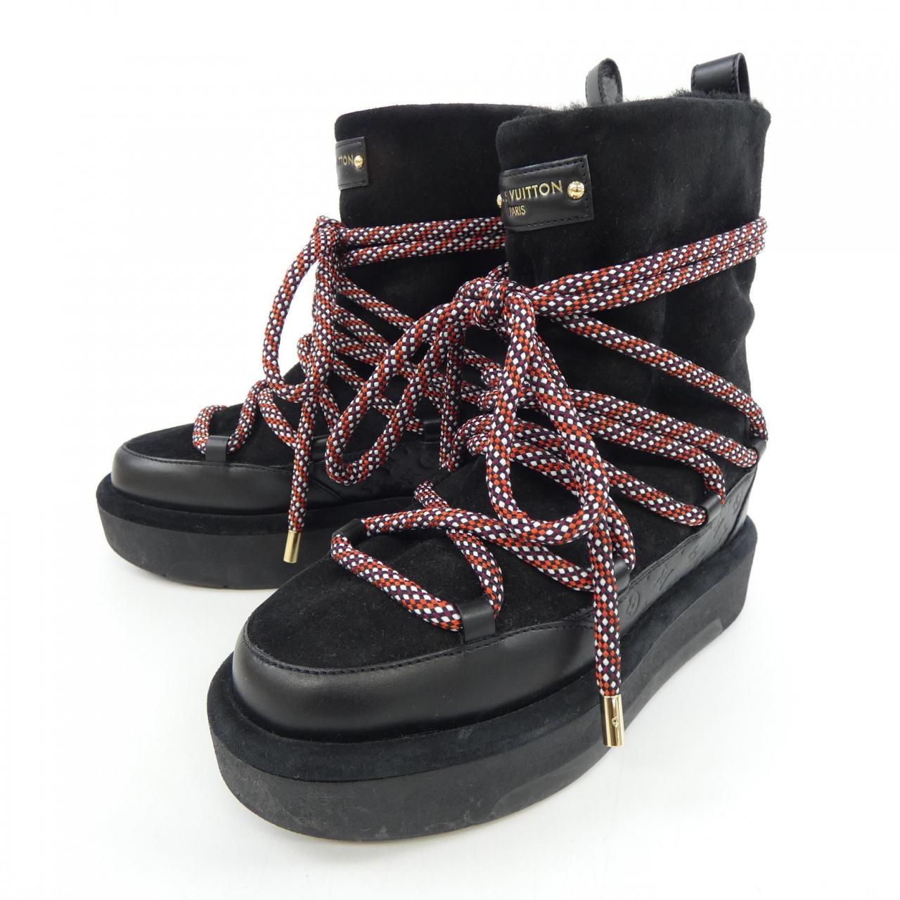 ルイヴィトン LOUIS VUITTON SKI PLATFORM ANKLE BOOT アスペンライン ブーツ