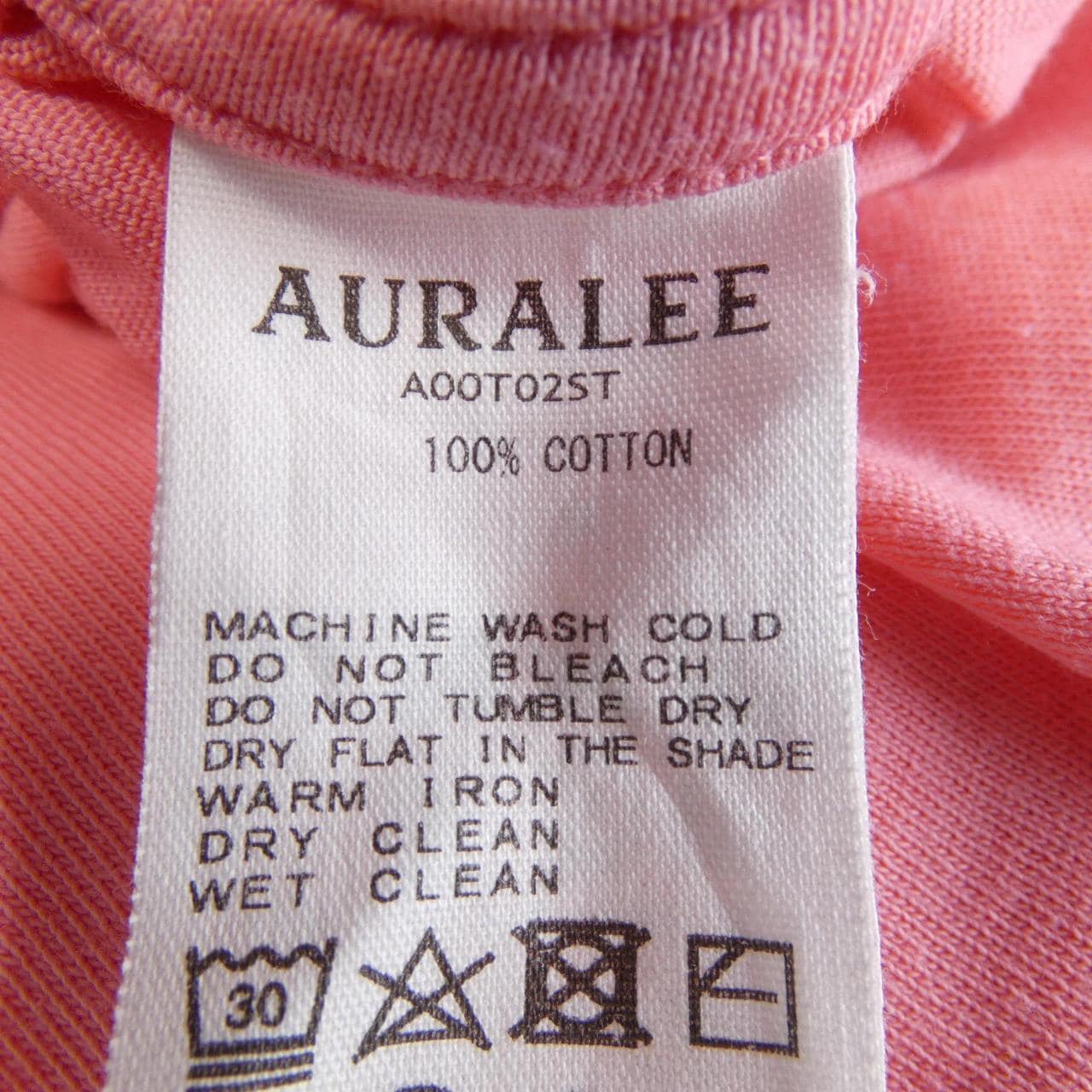 オーラリー AURALEE A00T02ST Tシャツ