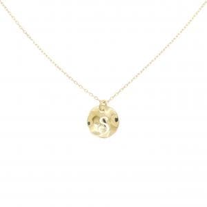 K18YG イニシャルS ネックレス