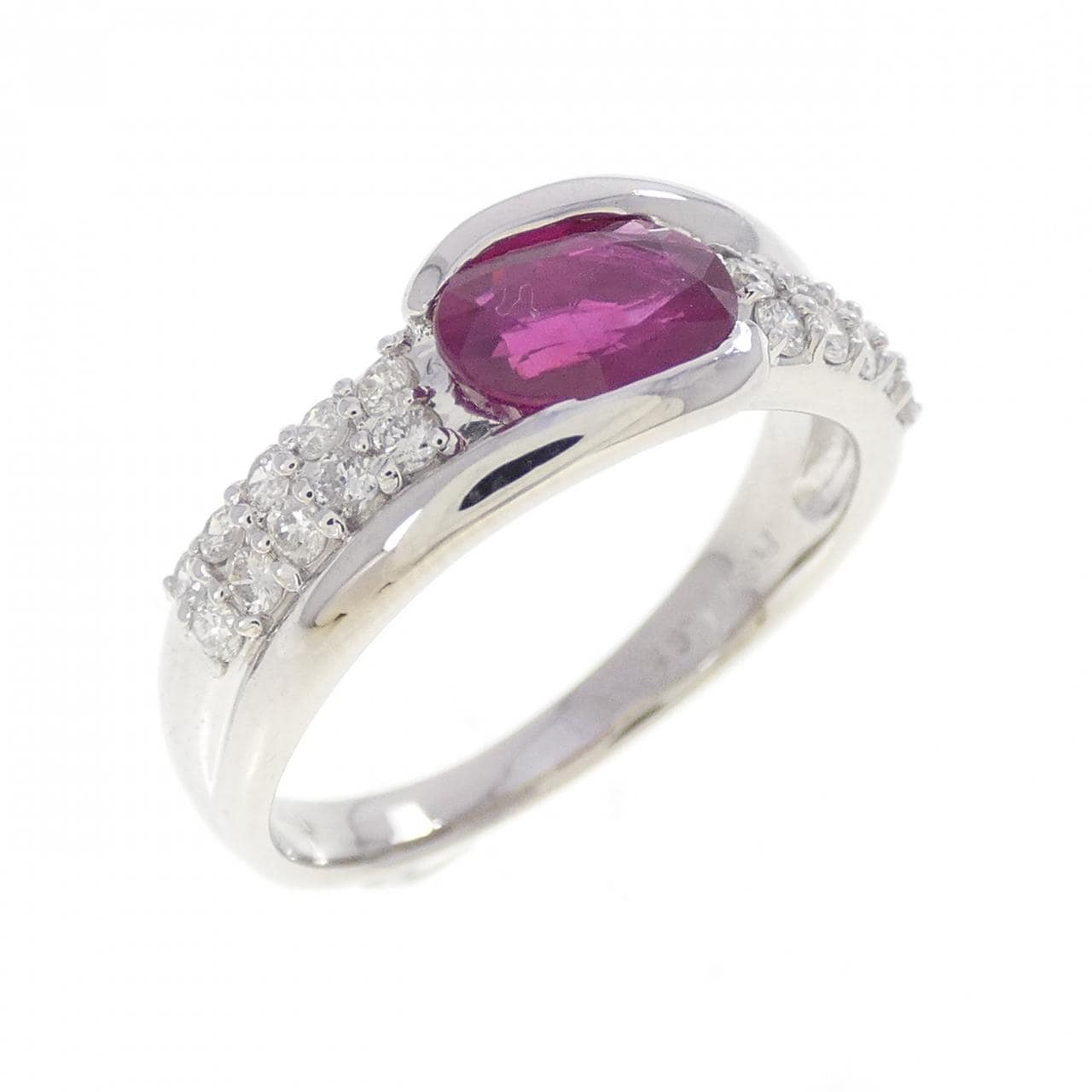 PT900 ルビー リング 0.95CT