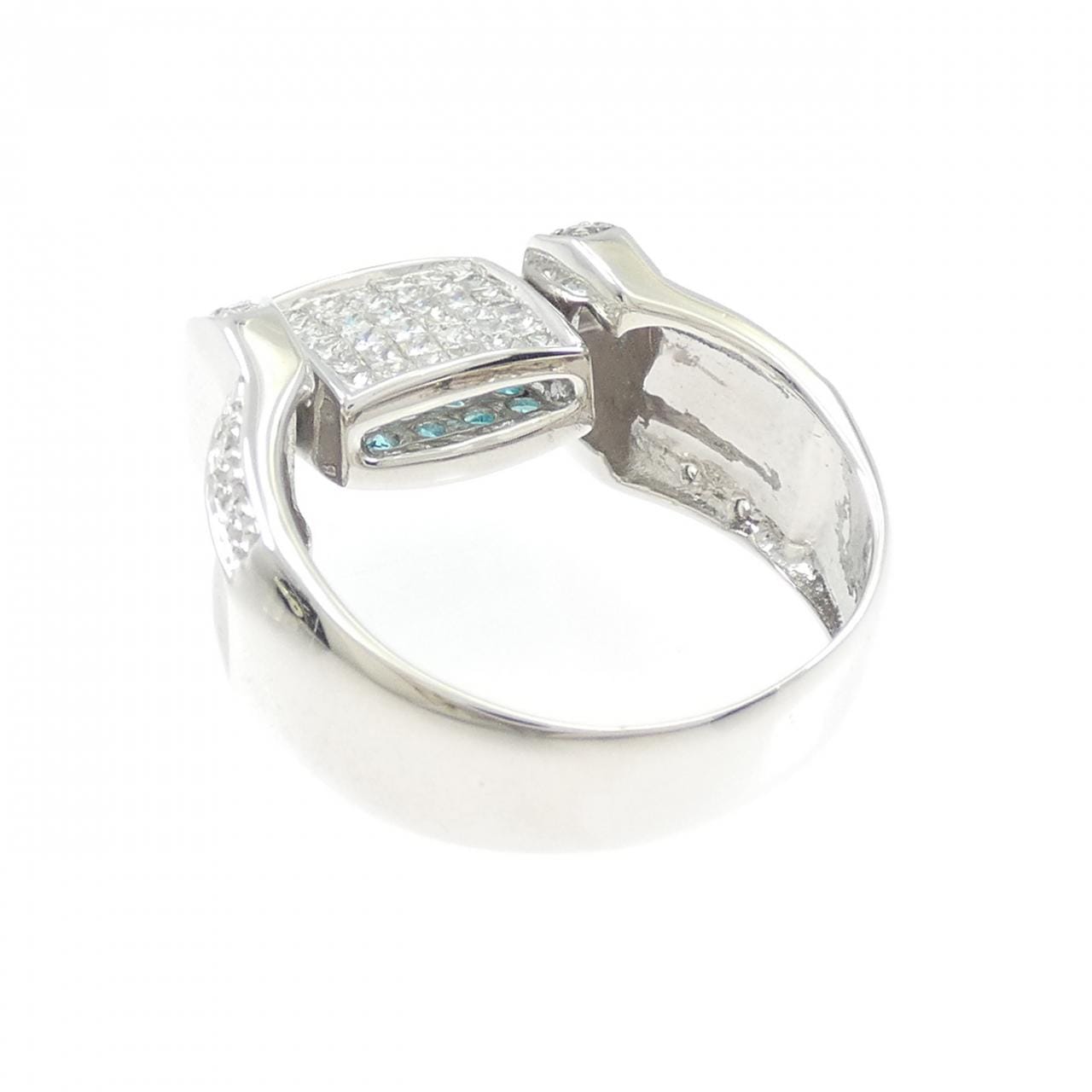K18WG トルマリン リング 0.35CT