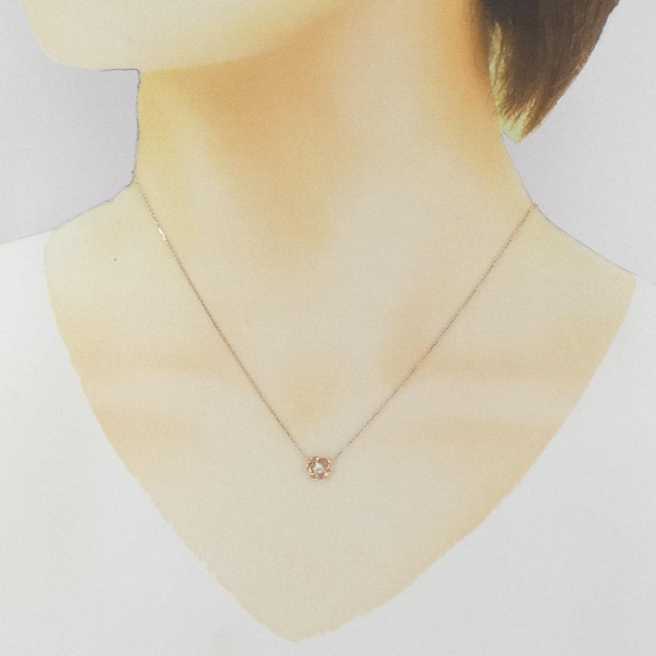 4゜C ダイヤモンド ネックレス
