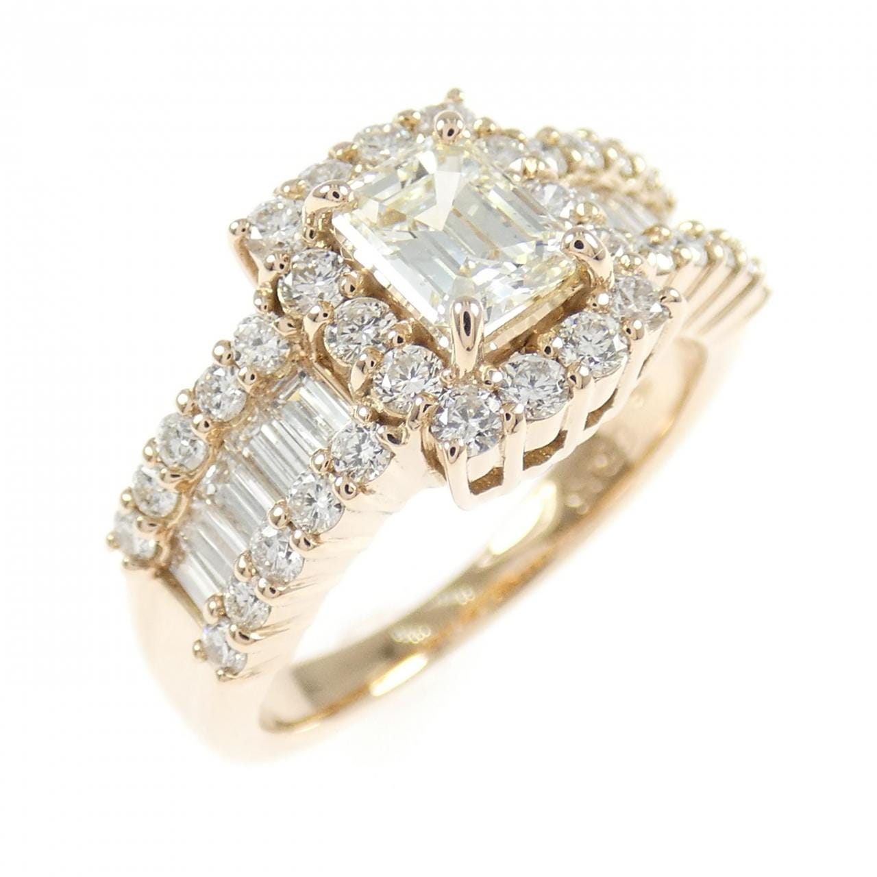 K18PG ダイヤモンド リング 0.505CT