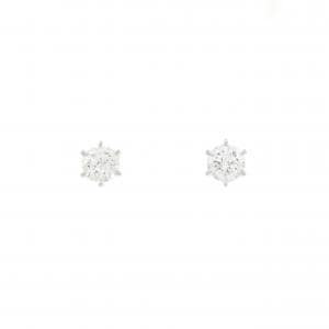 【リメイク】PT900/ST ダイヤモンド ピアス 0.306CT 0.308CT D VS1-2 EXT-VG
