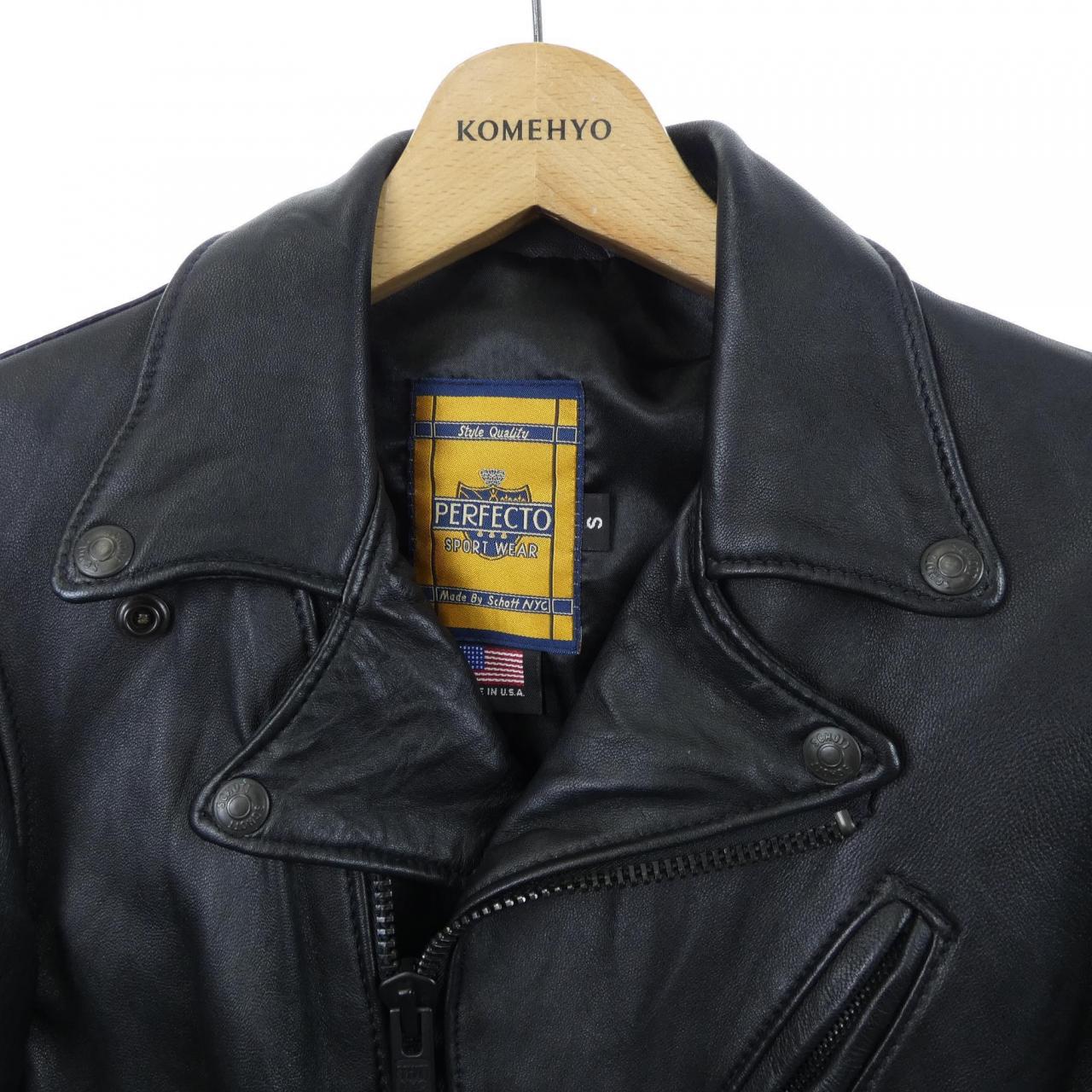 ワイズ Y's SCHOTT YD-Y92-705 レザーライダースジャケット