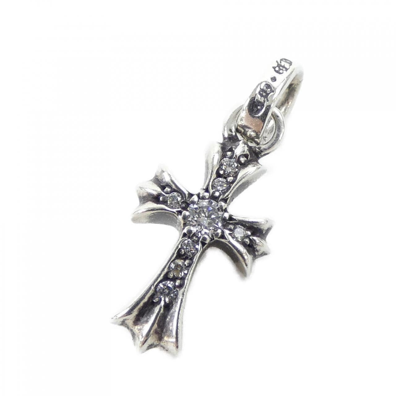 クロムハーツ CHROME HEARTS CH CROSS BABY FAT PAVE DMND ベイビーファット 202033722SLVXXX036 ペンダント