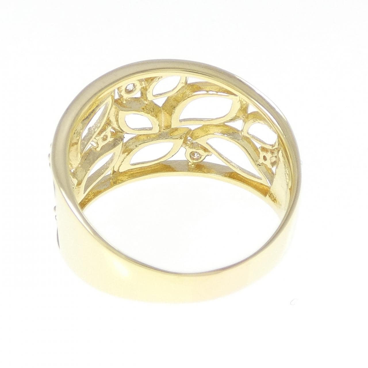 K18YG ダイヤモンド リング 0.13CT