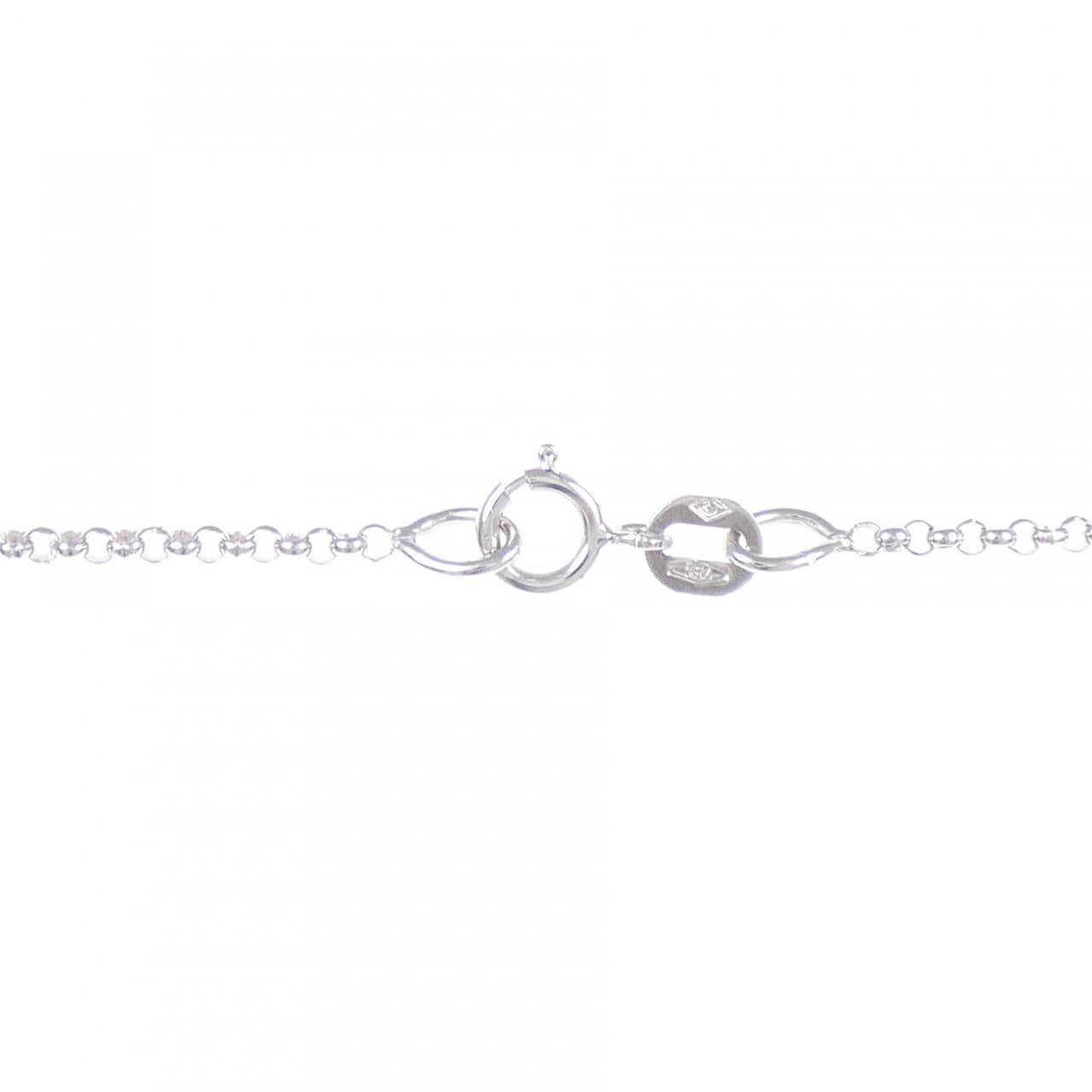 K18WG バタフライ マザーオブパール ネックレス