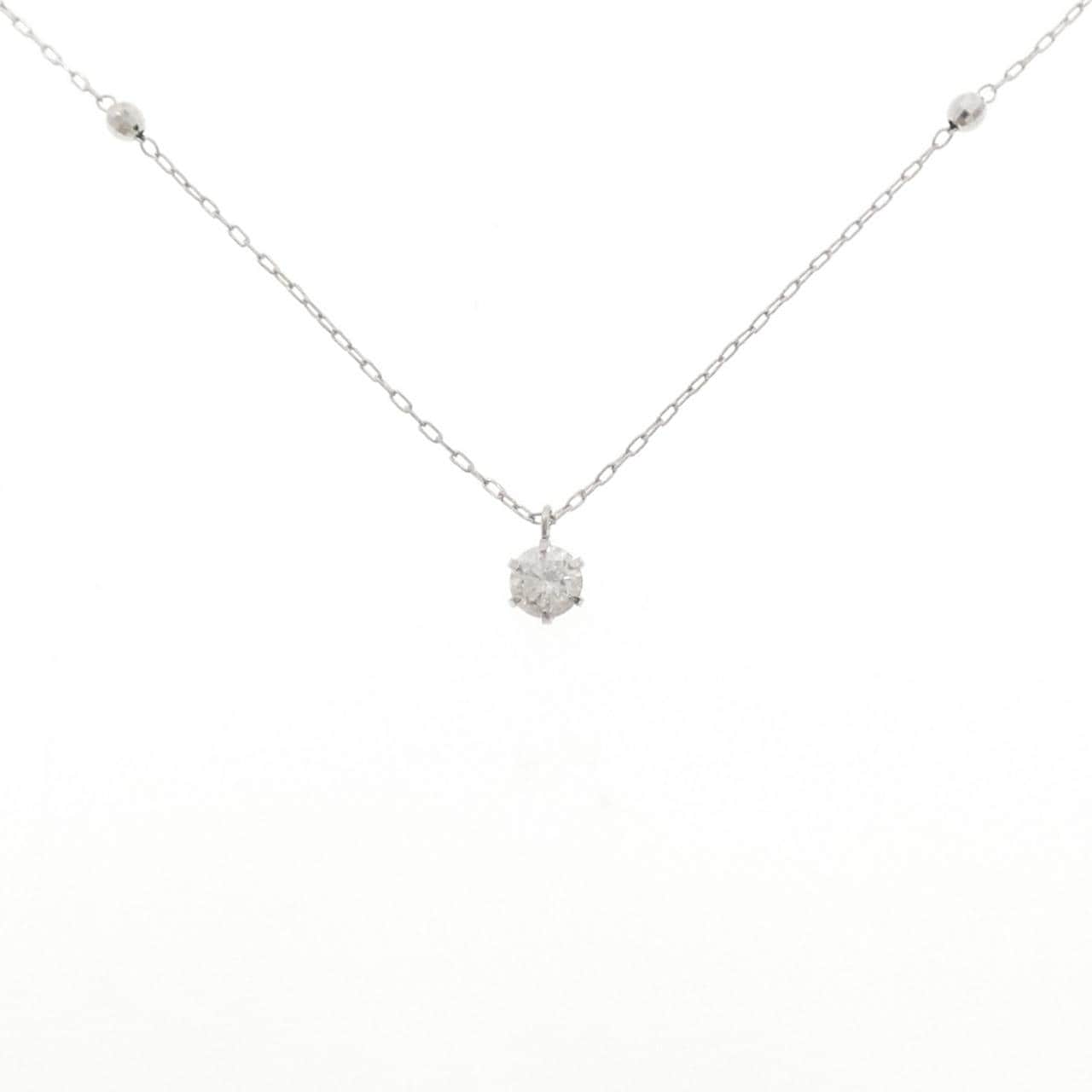 PT850 ソリティア ダイヤモンド ネックレス 0.20CT