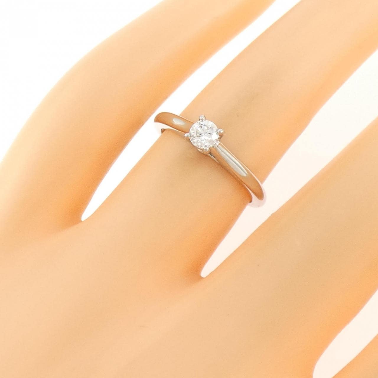 カルティエ 1895 ソリテール リング 0.18CT