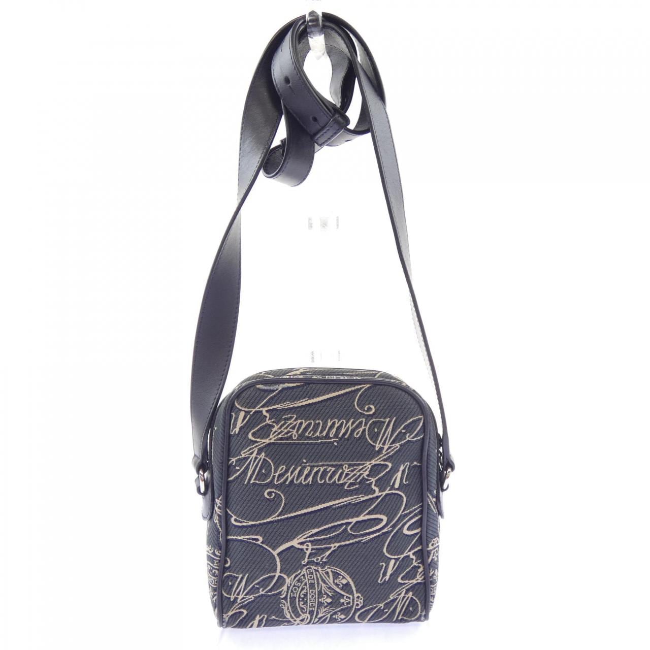 ベルルッティ Berluti マイルズスクリットアラベスクキャンバス BAG