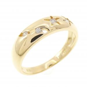 K18YG ダイヤモンド リング 0.07CT