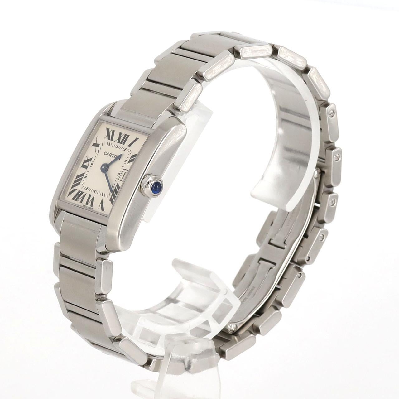 Cartier Tank Française MM Date W51011Q3 SS石英