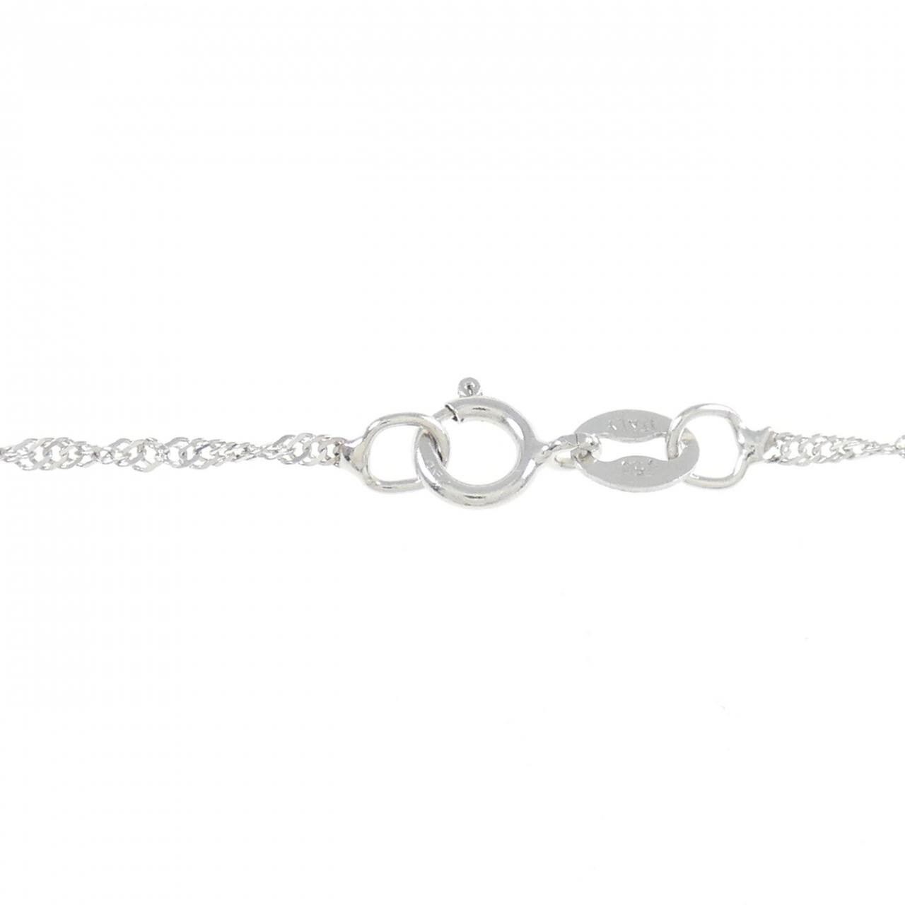 18KWG/750WG Diamond Necklace 0.10CT