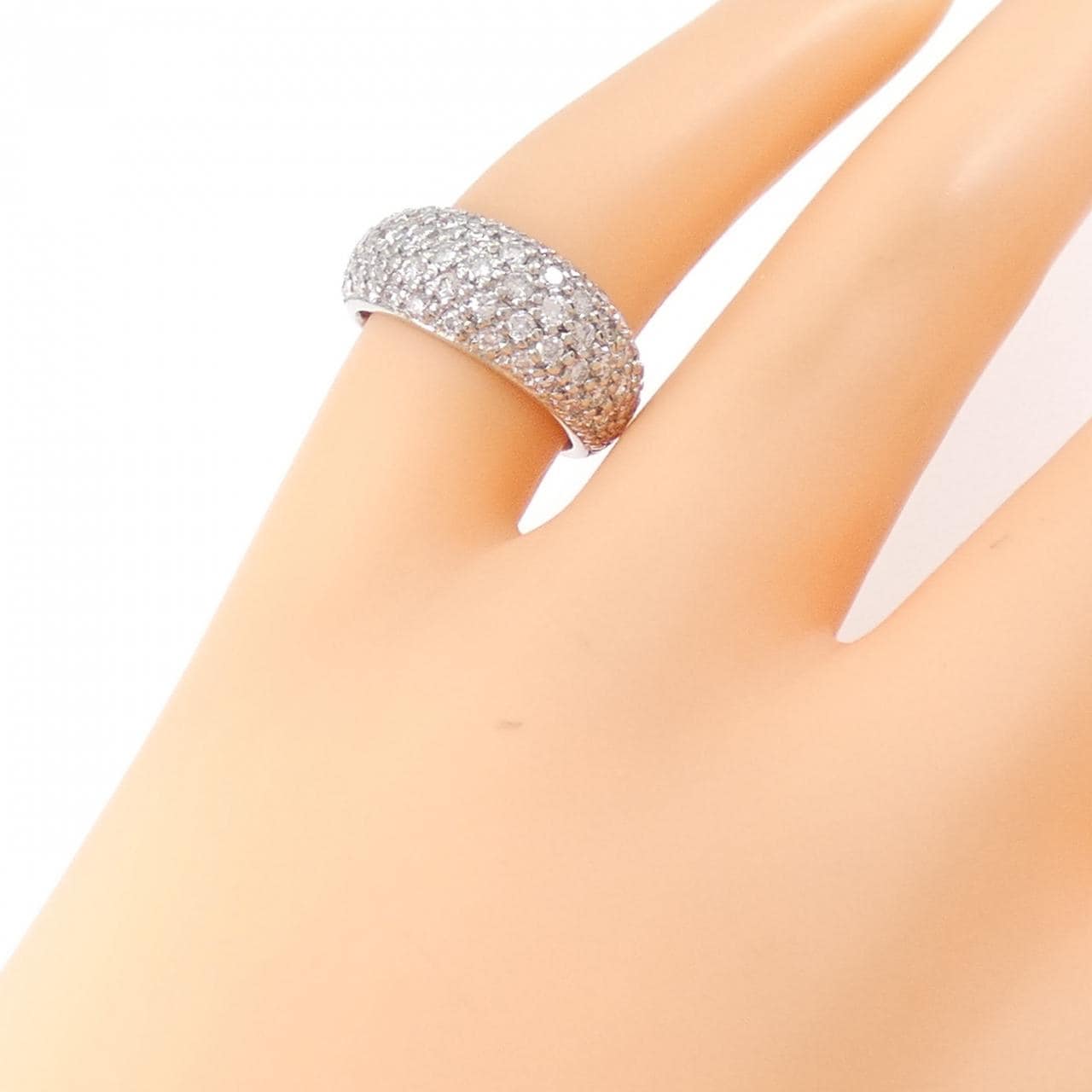 PT900 ダイヤモンド ピンキーリング 1.20CT